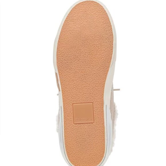 NEW  DOLCE VITA Leather Zantel Sneakers in dune for women 925 3t7 - Picture 7 of 7